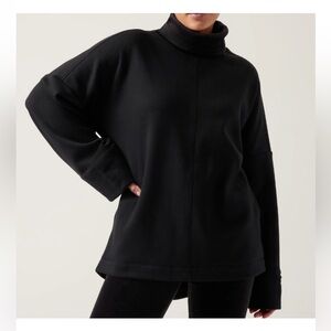 Athleta cozy karma funnel neck sweatshirt